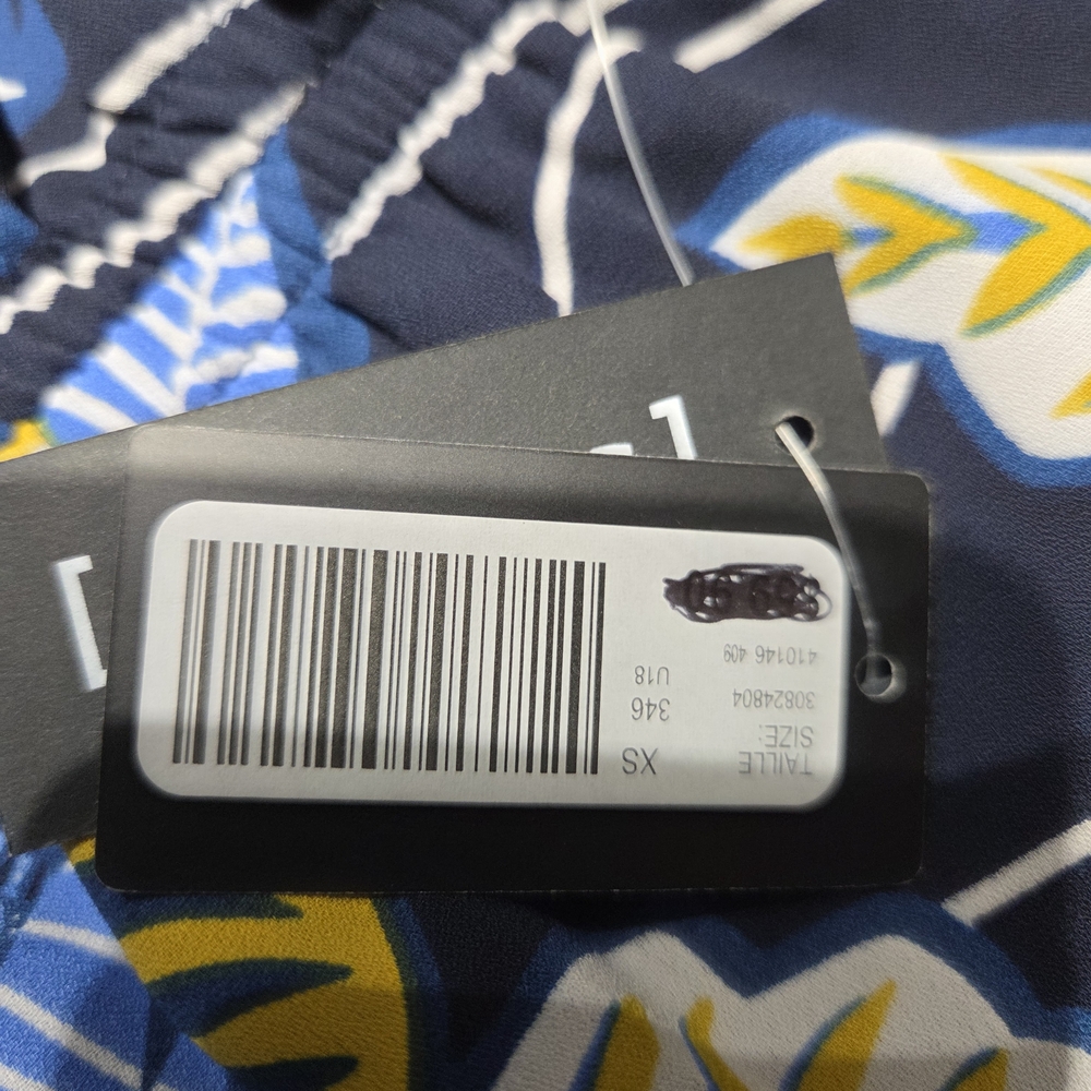 RW&CO. Navy and White Patterned Dress - Picture 7 of 7